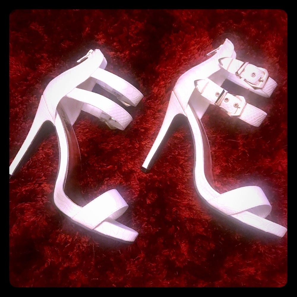 White Charlotte Russe pumps
